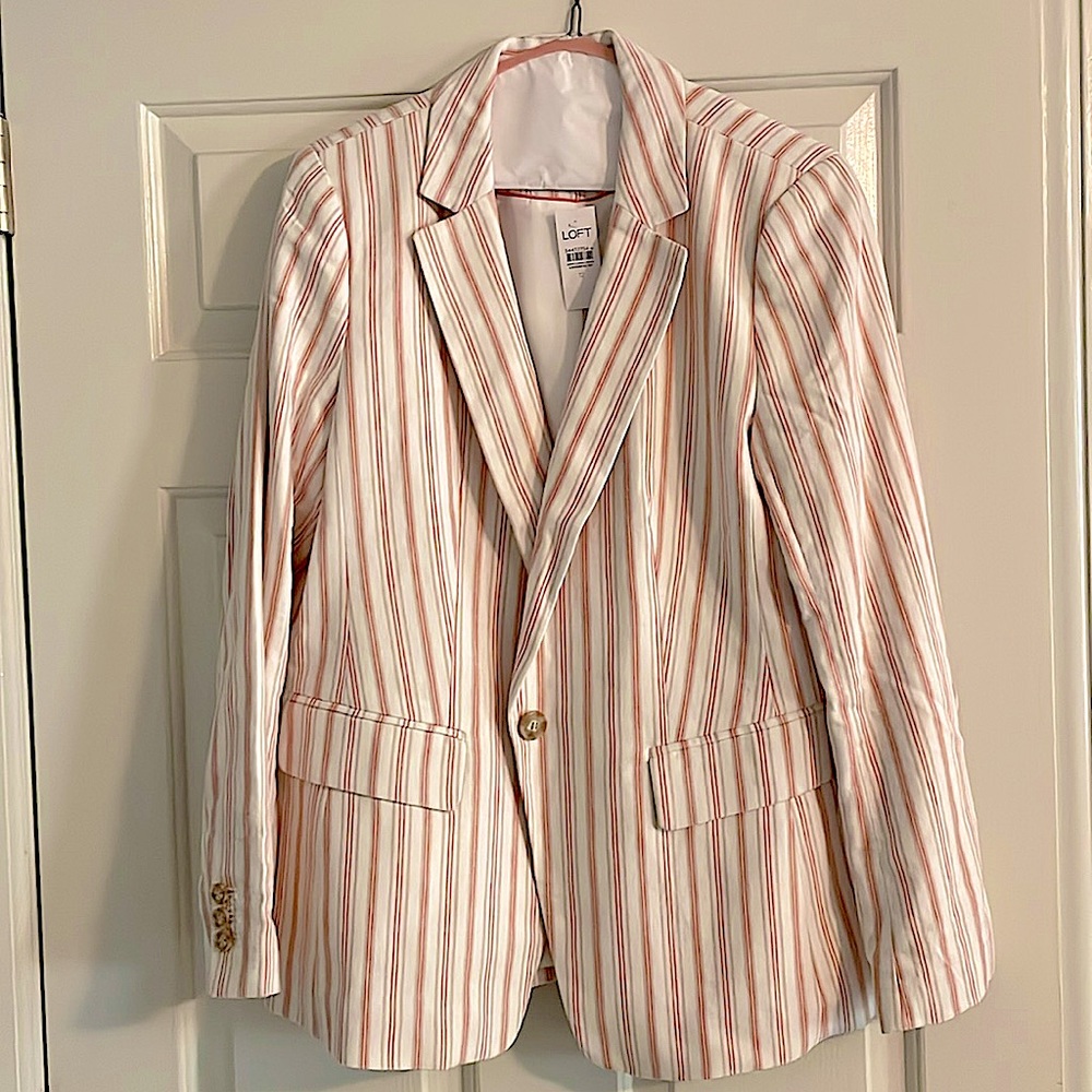 Loft pin stripe blazer